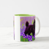 Tasse 2 Couleurs Gustav Klimt Black Kitten (Devant droit)