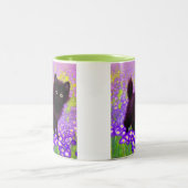 Tasse 2 Couleurs Gustav Klimt Black Kitten (Centre)