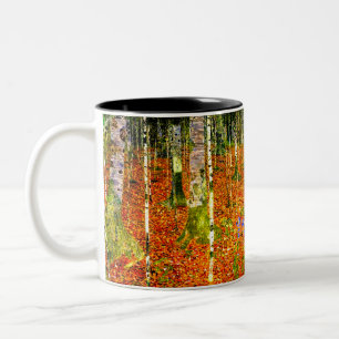 Tasse 2 Couleurs Gustav Klimt Bouleaux