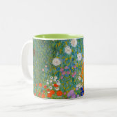 Tasse 2 Couleurs Gustav Klimt - Jardin des fleurs (Devant gauche)