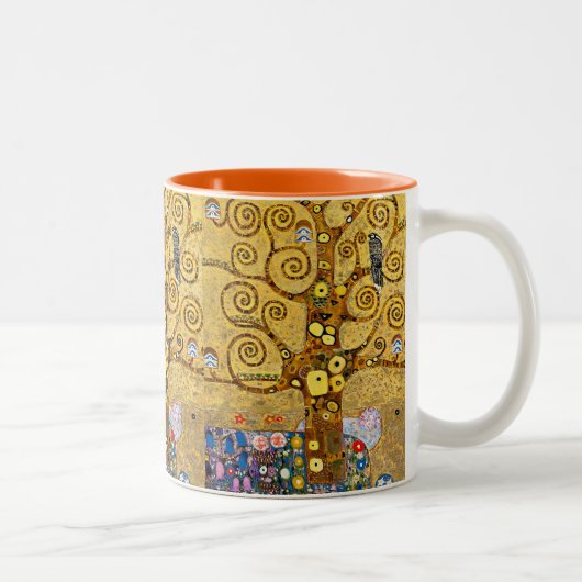 Tasse 2 Couleurs Gustav Klimt , The Tree of Life (Droit)