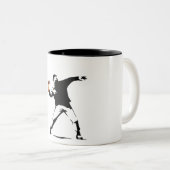 Tasse 2 Couleurs Guy du sandwich de D.C. libre – Protestation audac (Devant droit)