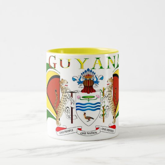 Tasse 2 Couleurs Guyana_Coat d'Arms-558 (Centre)