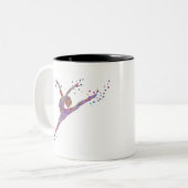 Tasse 2 Couleurs Gymnastique (Devant gauche)