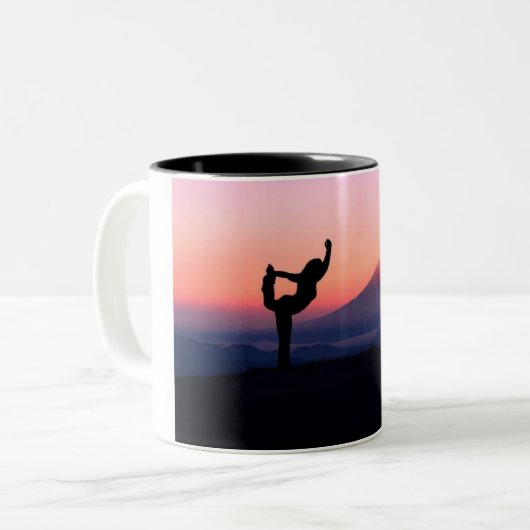 Tasse 2 Couleurs Gymnastique deux tonneaux de café. (Devant gauche)