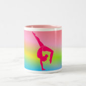 Tasse 2 Couleurs Gymnastique deux tonneaux de café. (Centre)