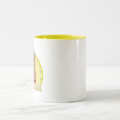 Tasse 2 Couleurs Gymnastique Trampoline (Centre)