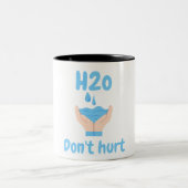 Tasse 2 Couleurs h2o ne fait pas mal (Centre)