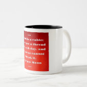 Tasse 2 Couleurs Habit est un câble (Devant droit)