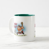 Tasse 2 Couleurs Haggis Basher (Devant gauche)