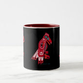 Tasse 2 Couleurs HAIDA EAGLE Collection (Centre)