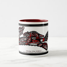 "HAIDA SPIRIT MUG" Otter amérindienne