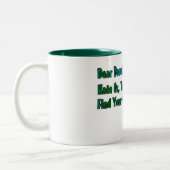 Tasse 2 Couleurs Haine once (Gauche)