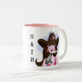 Tasse 2 Couleurs "Hair DIVA" (Devant droit)
