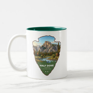 Tasse 2 Couleurs Half Dome Parc national de Yosemite Arrowhead