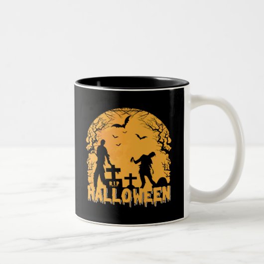 Tasse 2 Couleurs Halloween (Droit)