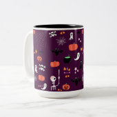 Tasse 2 Couleurs Halloween (Devant gauche)