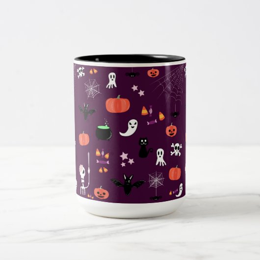 Tasse 2 Couleurs Halloween (Centre)