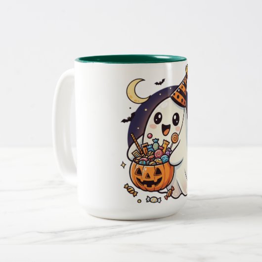 Tasse 2 Couleurs Halloween  (Devant gauche)