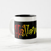 Tasse 2 Couleurs Halloween (Devant gauche)