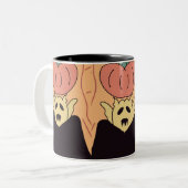 Tasse 2 Couleurs Halloween (Devant gauche)
