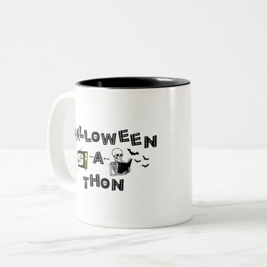 Tasse 2 Couleurs Halloween-a-thon 2 coté (Devant gauche)