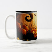 Tasse 2 Couleurs Halloween/automne/automne/automne/Citrouille (Gauche)