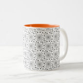 Tasse 2 Couleurs Halloween avec les araignées (Devant droit)
