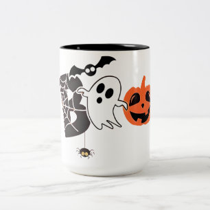 Tasse 2 Couleurs Halloween Boo Funny Halloween