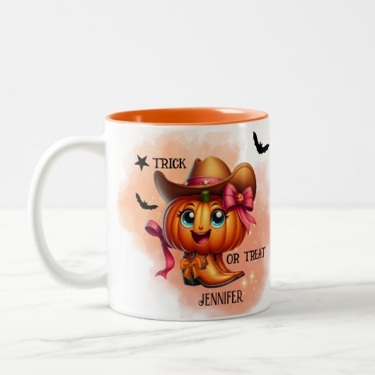 TASSE 2 COULEURS HALLOWEEN BOOT PUMPING (Gauche)
