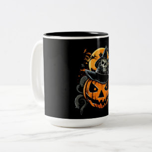 Tasse 2 Couleurs Halloween/citrouille/automne/automne