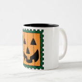 TASSE 2 COULEURS HALLOWEEN CITROUILLE STAMP (Devant droit)