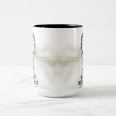 Tasse 2 Couleurs Halloween drôle (Centre)