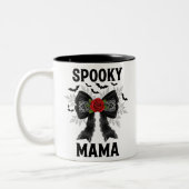 Tasse 2 Couleurs Halloween éffrayant Mama Coquette (Gauche)