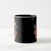 Tasse 2 Couleurs Halloween Evil skeleton (Centre)