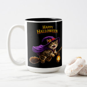 Tasse 2 Couleurs Halloween fantaisiste joyeux deux