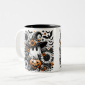 Tasse 2 Couleurs Halloween Ghost (Devant gauche)
