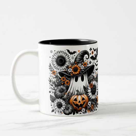 Tasse 2 Couleurs Halloween Ghost (Gauche)