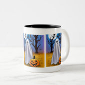 Tasse 2 Couleurs Halloween Ghost (Devant droit)