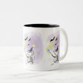 Tasse 2 Couleurs Halloween heureux de Moe (Devant droit)