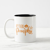 Tasse 2 Couleurs Halloween Hey There Citrouille (Gauche)