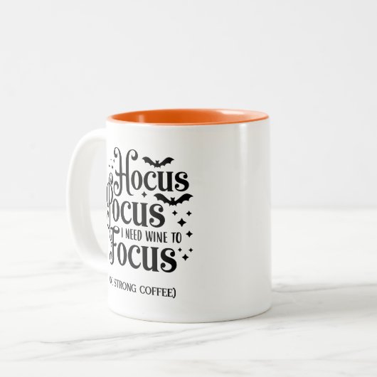 Tasse 2 Couleurs Halloween Hocus Pocus (Devant gauche)