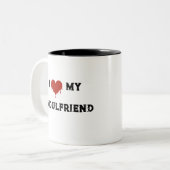 Tasse 2 Couleurs Halloween Je Coeur Mon Goulami (Devant gauche)