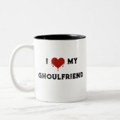 Tasse 2 Couleurs Halloween Je Coeur Mon Goulami (Gauche)