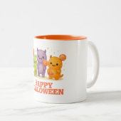 Tasse 2 Couleurs Halloween Kawaii Monsters & Lollipops (Devant droit)