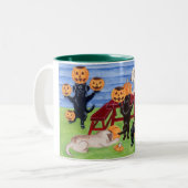 Tasse 2 Couleurs Halloween Labradors ! (Devant gauche)