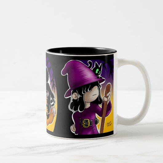 Tasse 2 Couleurs Halloween Lucy (Droit)