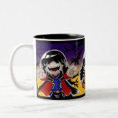 Tasse 2 Couleurs Halloween Lucy (Gauche)