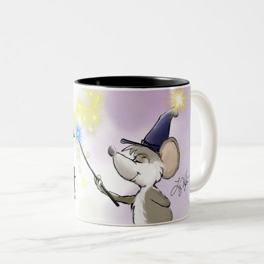 Tasse 2 Couleurs Halloween magique de Moe (Devant droit)