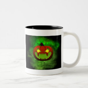 Tasse 2 Couleurs Halloween malin éffrayantPumpkin